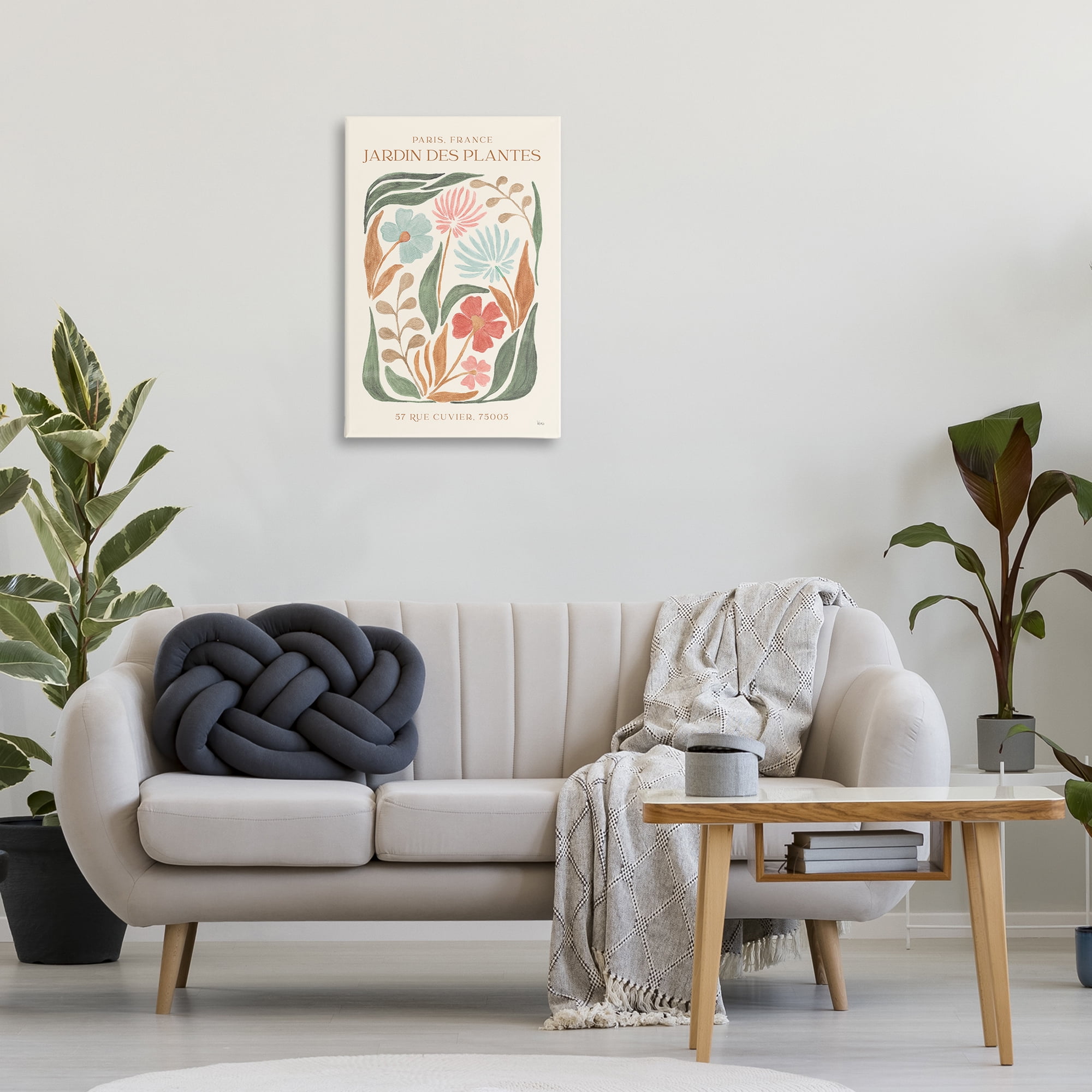 Stupell Industries French Exhibition Florals Botanical & Floral Painting Gallery Wrapped Canvas Art Print Wall Art, 20 x 30