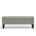 thumbnail image 6 of 52" Upholstered Storage Bench With Truncated Arms in Beige, 6 of 7