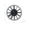 thumbnail image 4 of Wall Clocks Clocks, 20" Round, Wall Clock, Black, Silver, Transitional,Table Clocks, 4 of 4