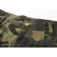 thumbnail image 5 of Havenx Men's Cargo Pants Camouflage Straight Leg Cargo Pants with Multi Pockets Long Solid Trousers Camo Casual Work Military Outdoor Clothing,Deep Green XL, 5 of 6