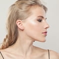 thumbnail image 6 of BNNG Chic And Sophisticated Ear Studs Beautiful Flower Shaped Earrings Sweet Flower Earrings For Women Stylish Geometric Alloy Earrings Classic Minimalist Bar Earrings, 6 of 9