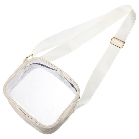 PAMINGONO Small Clear Bag See Through Bag Simple Style 1Pack
