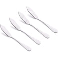 thumbnail image 1 of Juego de cuchillos esparcidores de queso, cuchillo de mantequilla de acero inoxidable de 4 piezas, pequeño sándwich, condimento, mermelada, pan, crema, cuchillos para canapé, espátula, 1 of 7