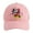Pink, variant on Disney Stitch Baseball Hat, Cotton Twill Adjustable Unisex Baseball Cap, Black, One Size