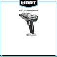 HART 20Volt 1/2inch BatteryPowered Impact Wrench (Battery Not