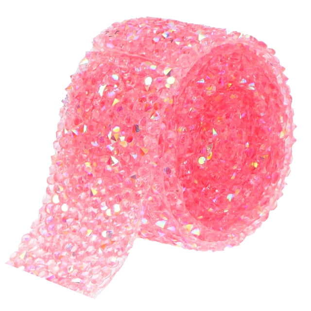 FRCOLOR DIY Diamond Ribbon 1 Roll DIY Clothes Diamond Ribbon DIY Clothes Decor Accessory Clothes Ribbon,31.89"X1.18"X0.12"