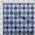 thumbnail image 2 of oneOone Silk Tabby Indigo Blue Fabric Geometric Shibori Sewing Fabric By The Yard Printed Diy Clothing Sewing Supplies 42 Inch Wide, 2 of 4