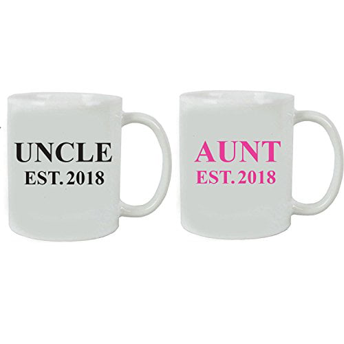 aunt and uncle mug set