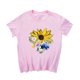 thumbnail image 4 of Blusa informal de manga corta con cuello redondo y estampado de verano a la moda para mujer Pompotops hkajfhjk468958, 4 of 5