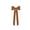 Brown, variant on 10.2in Black Velvet Bow,Pre-Tied Christmas Tree Wreath Decor for Door Party Wedding Holiday Display.