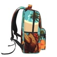 thumbnail image 3 of Easygdp Cool Camel Oasis Vibes Mochila Ergonómica Versátil para Laptop - Múltiples Bolsillos, Correas Ajustables, Unisex para Escuela, Viajes y Actividades al Aire Libre-One Size, 3 of 5