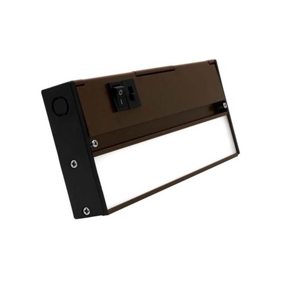 Nicor Lighting NUC508SOB 8 in. NUC-5 Series Oil Rubbed Bronze Selectable LED Under Cabinet Light