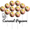 thumbnail image 2 of Ozark Delight Caramel Popcorn Flavored Lollipop Candy Hard 12 Count, 2 of 2