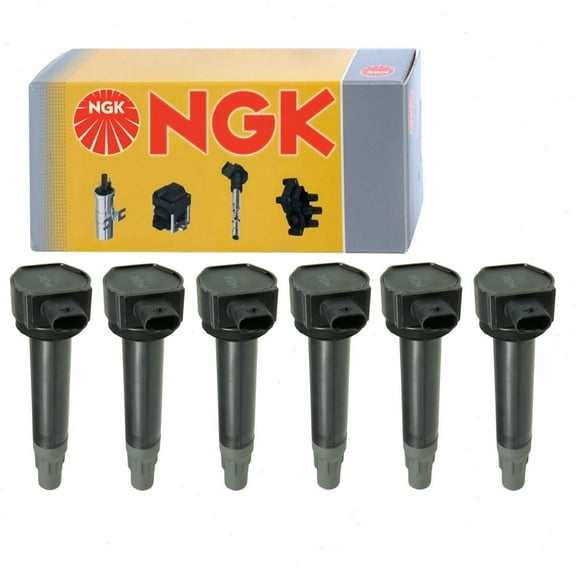 6 pc NGK Ignition Coils compatible with Chrysler Town & Country 4.0L V6 2008-2010