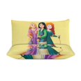 Anime Disney Princess Super Soft Cartoon 3Piece Bedding Set (1 Duvet