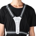 thumbnail image 4 of Gilet Réfléchissant, Visibilité Réglable Gilet LED Extérieur, 3 Modes d'Éclairage Gilet Réfléchissant LED, Cyclisme pour Course de Nuit Foule Noir Blanc, 4 of 8