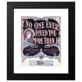 thumbnail image 2 of Anonymous 12x14 Black Modern Framed Museum Art Print Titled - No One Ever Loved You More than I (1896), 2 of 5
