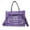 Purple, variant on LEZMORE Women's Clean Beach Tote Bag with Zipper Closure Handbag Crossbody Messenger Shoulder Bag with Adjustable Strap Rose