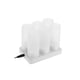 thumbnail image 1 of Juego de 6 luces LED recargables que cambian de color parpadeante sin llama velas de candelita luces Tomshoo  paquete de 6, 1 of 7