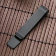 thumbnail image 1 of Clip de cuello de carpeta de soporte de clip de dinero de acero inoxidable de metal (negro), 1 of 9