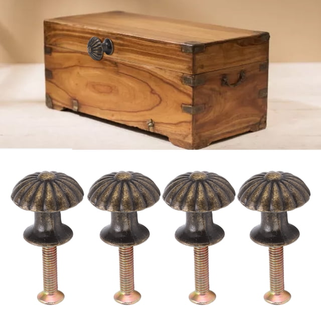 Drawer Pulls, Furniture Handles Mini Unique Vintage Design Rust For Jewelry Boxes For Drawers