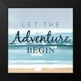 thumbnail image 2 of PI Studio 12x12 Black Modern Framed Museum Art Print Titled - Let the Adventure Begin, 2 of 5