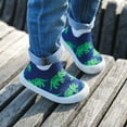 thumbnail image 4 of JAN & JUL Slip-on Kids Shoes, Breathable Casual Knit Sneakers (Triceratops, 7 Toddler), 4 of 8
