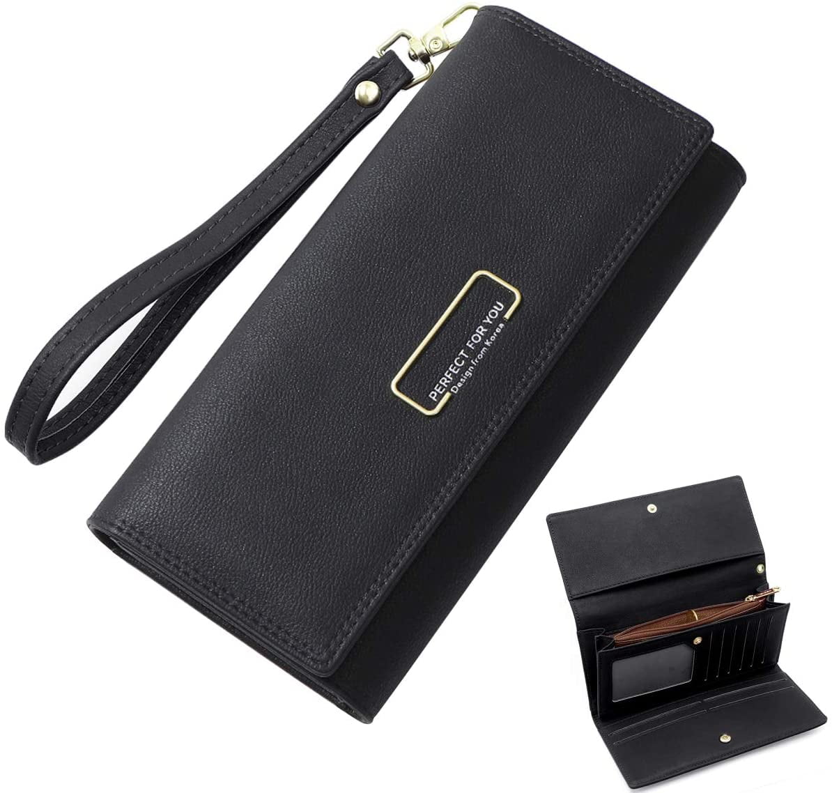 womens wallet with wrist strap