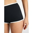 thumbnail image 4 of Time and Tru Women's and Women's Plus Size Tropez High Waist Swim Boyshorts, Sizes XS-3X, 4 of 5