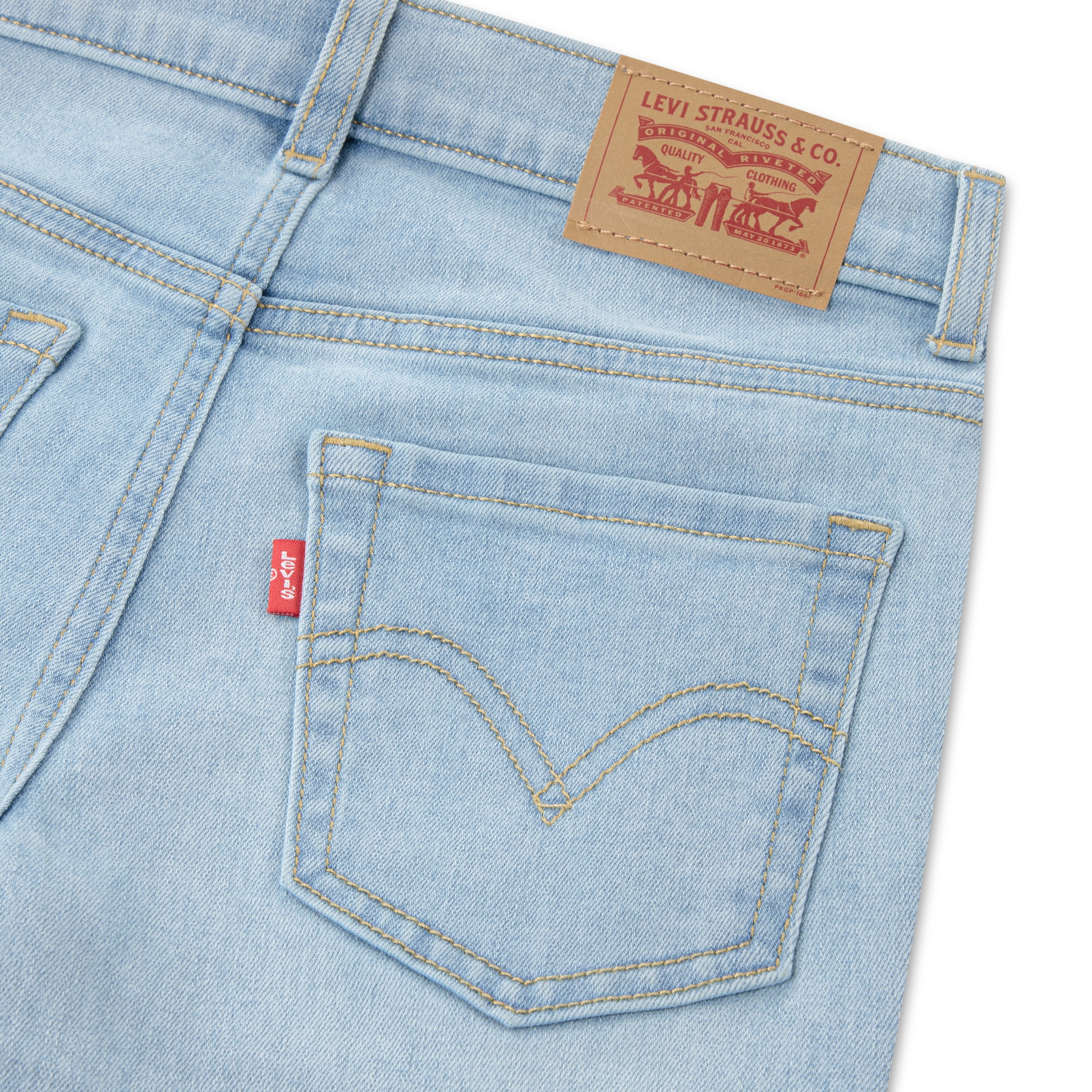 Levi Girls 726 Flare Denim Jean with Released Hem, Sizes 4-6X