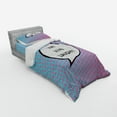 thumbnail image 3 of Ambesonne Live Laugh Love Bedding Set 4 Pcs, Pop Art Comic, Queen, Multicolor, 3 of 3