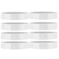 thumbnail image 4 of 8 Pcs Couvercles de Bocaux à Grand Ouverture Réutilisables Étanches Type Fendu 86Mm pour Conservation des Aliments, Blanc, 4 of 18