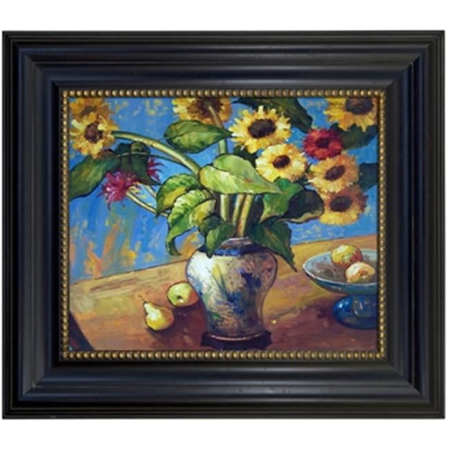 Artmasters Collection KM89497-68284G Flores del Sol Framed Oil Painting ...