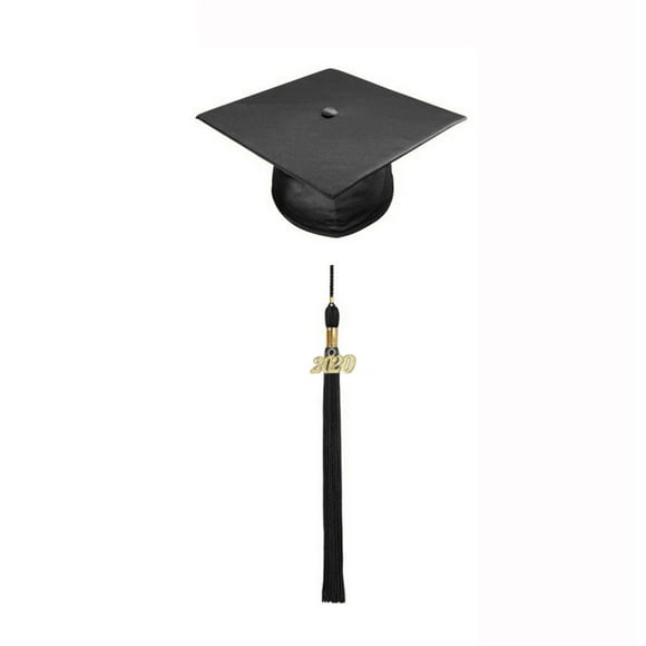 Zwiiyzr 2025 Toddler Boys Girls Graduation Cap with Tassel Children Kids Preschool Kindergarten Graduation Tassel Hat Black