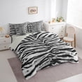 thumbnail image 3 of jejeloiu Tiger Stripe 7-Piece Bedding Comforter Set,Wild Animal Hunting King Bedding Sets,Wrustic Farmhouse Bed Sheets For Adults,Breathable Home Decor Reversible, 3 of 8