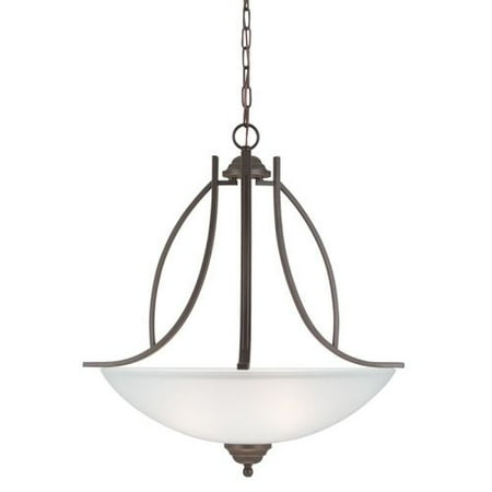 Sea Gull Lighting 6631403 Vitelli 3 Light Bowl Shaped Pendant