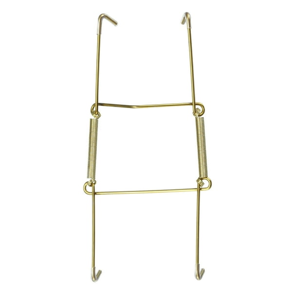 Plate Hanger, 6" U Type Zinc Plated Invisible Wall Decorative Hooks with Tip Protectors