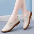 thumbnail image 2 of Sngxgn Women’s Ballet Flat Flats Shoes Comfortable Slip On Dress Shoes(Beige,38), 2 of 8