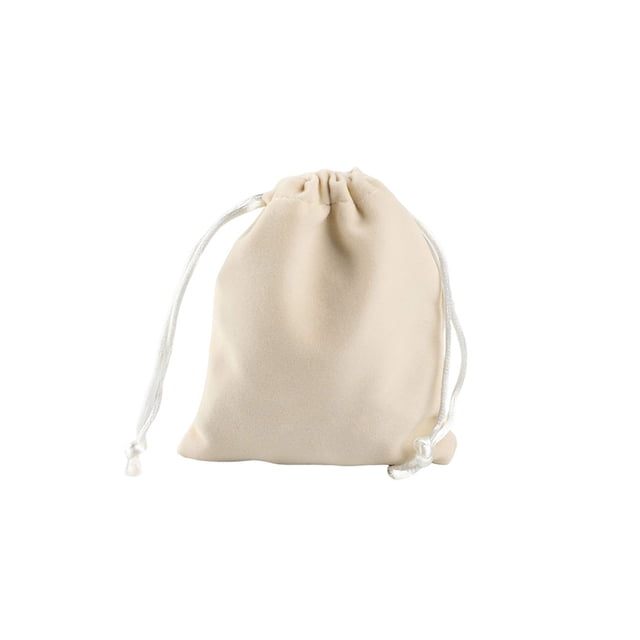 Advancent Bolsa con cordón Almacenamiento Arpillera Empaquetado Regalo Corsé Bolsas Saco Joyas Paquete Organizar Dulces Cosméticos Monedas Almacenamiento y organización del hogar Blanquecino Advancent HA075283-04
