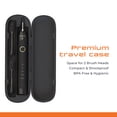 thumbnail image 2 of WOLK T6421 Ultra Whitening Toothbrush with Pressure Sensor & 5 Brushing Modes, 8 Dupont Brush Heads, Premium Travel Case, Rechargeable. Black, 2 of 6