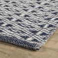thumbnail image 5 of Bare Blue Handwoven Cotton Rug, 6' x 9', 5 of 6
