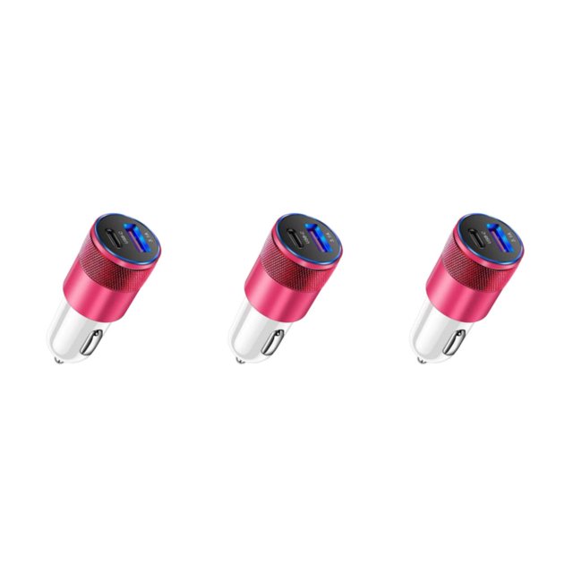 Riwesomey Adaptador de carga para automóvil USB PD Reemplazo 3.1A Carga rápida Teléfono antiflamante Tableta Toma de corriente Accesorios Type1 NO1