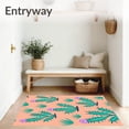 thumbnail image 3 of ODIKA 6'x9' Machine Washable Non-Slip Area Rug, Thorny Garden Nursery Playroom Floor Covering High Traffic Rug, Orange, 721905, 3 of 7