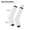 thumbnail image 5 of Fotbe Funny Chicken print Women's Men's Novelty Crew Socks Cotton Socks Knee High Socks for Walking,Running,Nurses,Pregnancy, 5 of 9