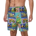thumbnail image 2 of Gaeub Construction Machinery Mens Swim Trunks Stretch Beach Shorts Quick Dry for Men Swim Shorts Swimwear with Pockets- XX-Large, 2 of 9