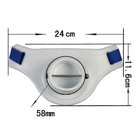 Fanjie Fishing Rod Holder Belt Adjustable Fishing Belt Braided Rope Belt High Strength High-Pressure Injection Molding