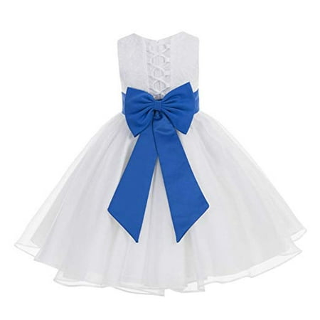 

Ekidsbridal White Lace Organza Flower Girl Dress Toddler Girl Dresses Christening Dresses Evening Gown Girl Lace Dresses Princess Dresses Pageant Gown Communion Dress Baptism Dress Ballroom Gown 186T