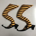 thumbnail image 6 of KMMYS Halloween Witch Leg Decorations, Outdoor Yard Decor, Eye-catching Halloween Decor, Unique Witch Leg Design, Fun and Playful Halloween Party Decoration, Whimsical Garden Decor, 6 of 6