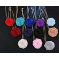 thumbnail image 4 of Mictong men's fabric brooch, rose lapel pin, wedding chest flower, suitable for fashionable suits, 1 piece, white, 4 of 4