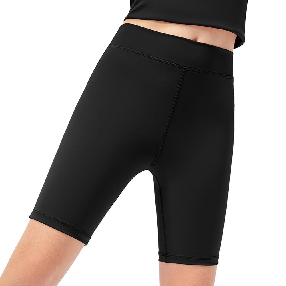 High Waisted Biker Shorts For Women - Soft Workout Shorts For Yoga & Running